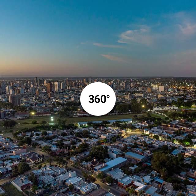 Mi Barrio Alberdi de Río Cuarto a vuelo de pájaro 360 20