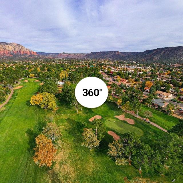 Oak Creek Country Club Sedona Az Holes 1 8 And 9 And Driving Range 3586