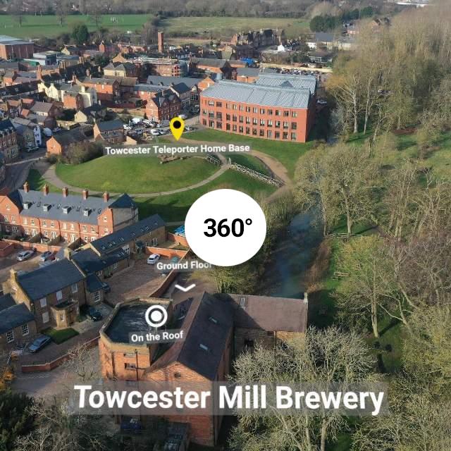 Towcester Mill Brewery Aerial View