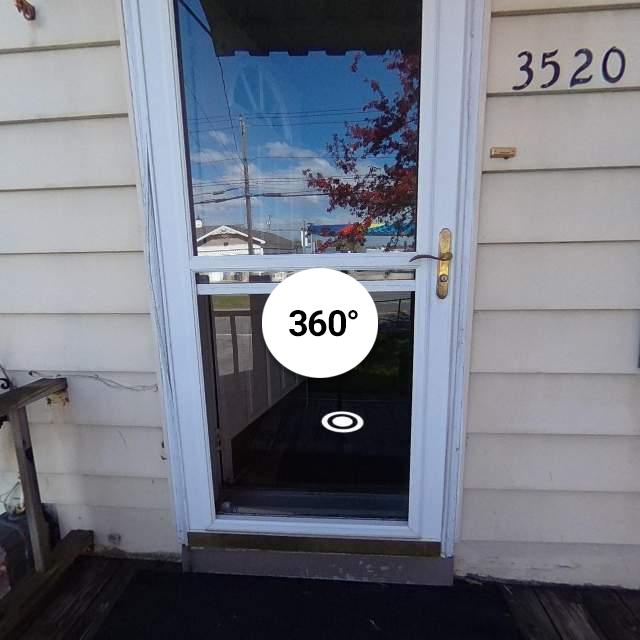 Front door and porch