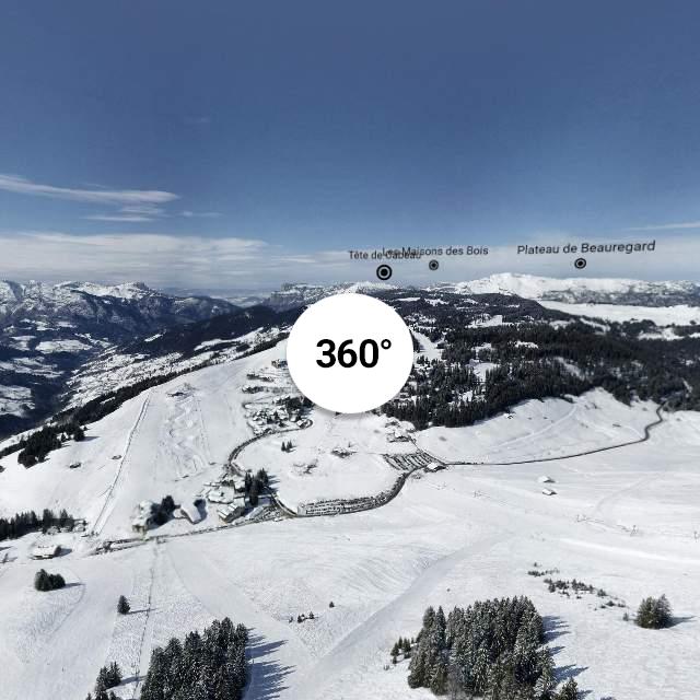 Vue 360° drone - Arête de Merdassier