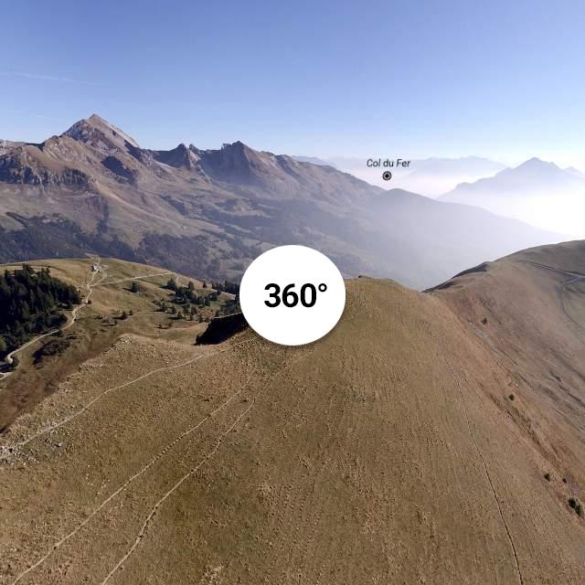 Vue 360° drone - Sommet du Sulens