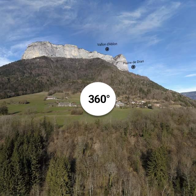 Vue 360° drone - Charvex / Plaine du Fier