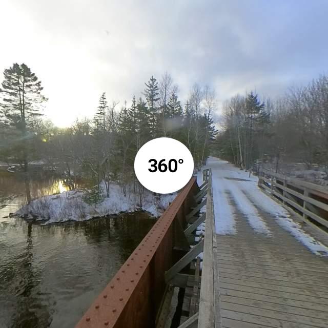 Hubley Mill Lake The St. Margaret's Bay Trail in Halifa...
