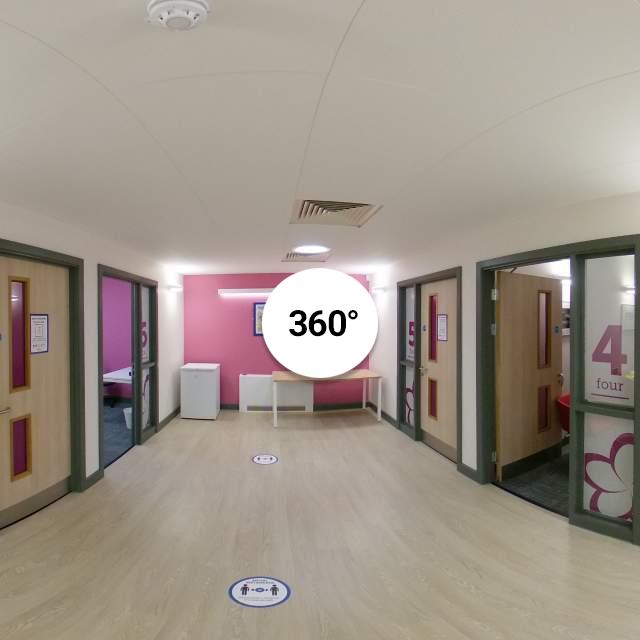 Wayfinding area - several consultation rooms
