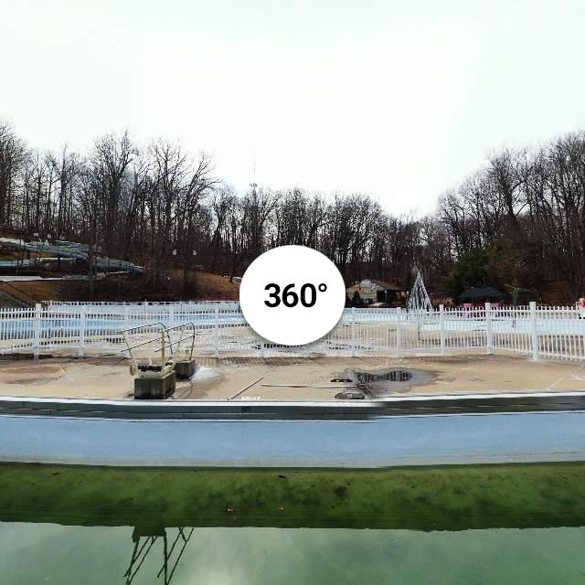 Burdette Park Diving Well Fence Installation finished