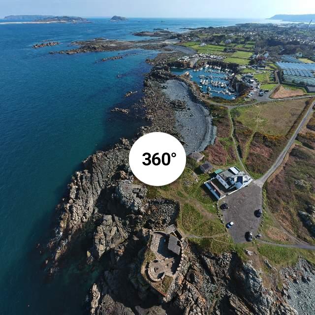 Views over Fort Doyle, Guernsey.