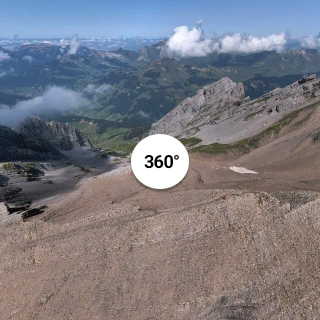 Vue 360° drone - Tête Pelouse (2537 m)
