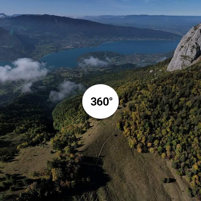 Vue 360° drone - Col des Frêtes