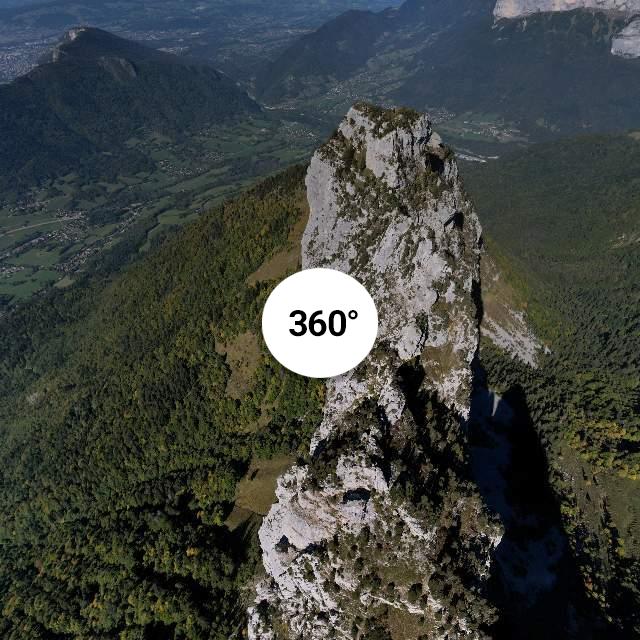 Vue 360° drone - Dents de Lanfon