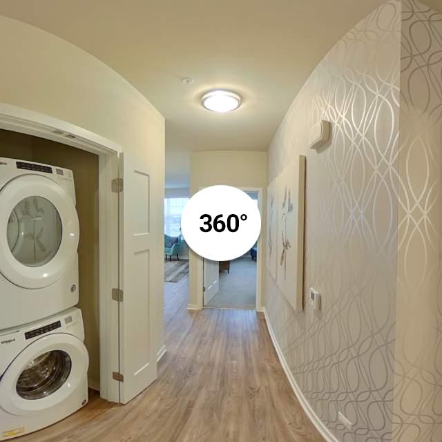 Hallway Seasons at Romeoville Floor Plan 2A 2B2BA