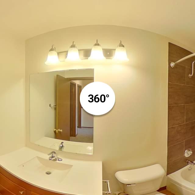 Stone Point Apartments 3B 1.5BA Bathroom