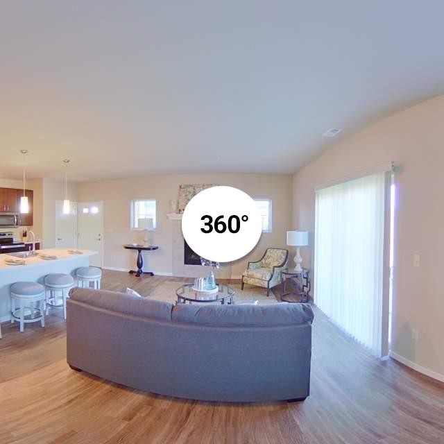 High Bluff Townhomes Floor Plan E 2B2BA Dining Area