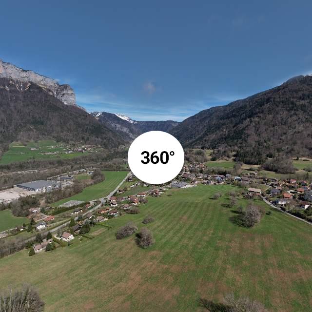 Vue 360° drone - Le Crêt du Faux