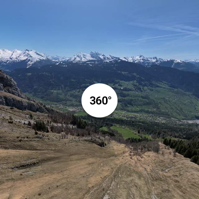 Vue 360° drone - Chalets de Lachat