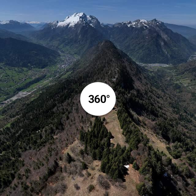 Vue 360° drone - Granges du Lachat