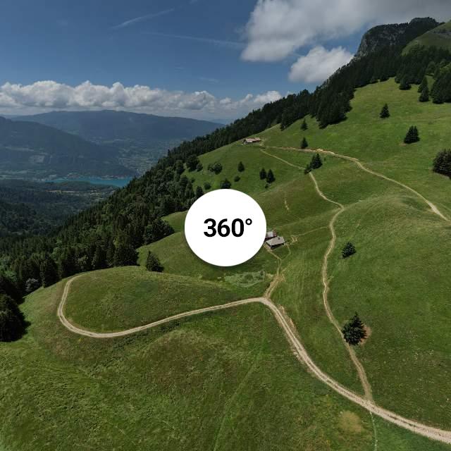 Vue 360° drone - Col des Nantets