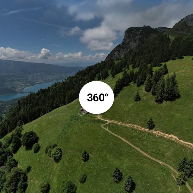Vue 360° drone - Chalet de la Froulaz