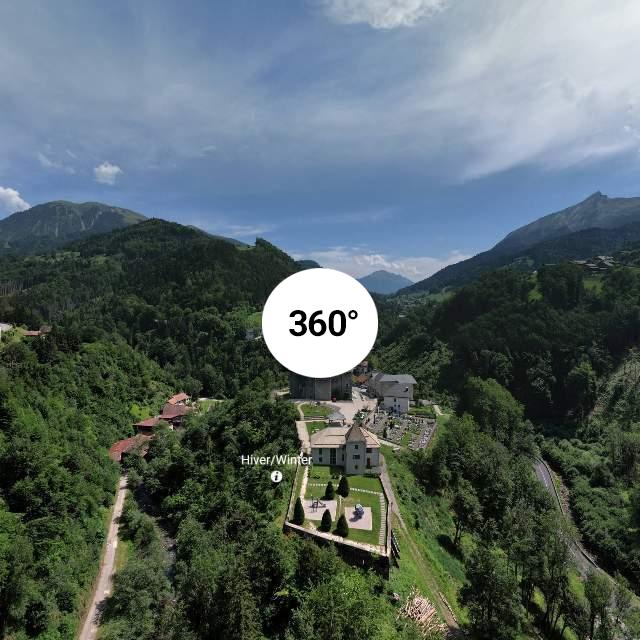 Vue 360° drone - Les Clefs