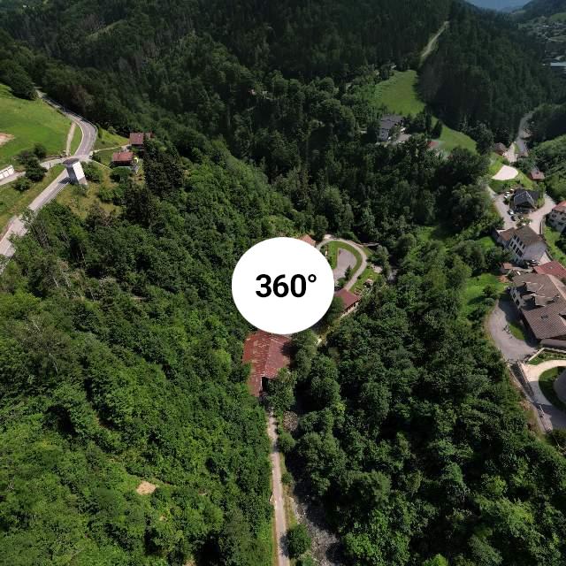 Vue 360° drone - Les Gîtes de l'Ancienne Scierie