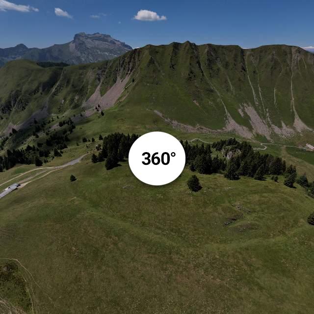 Vue 360° drone - Alpae du Plan du Tour