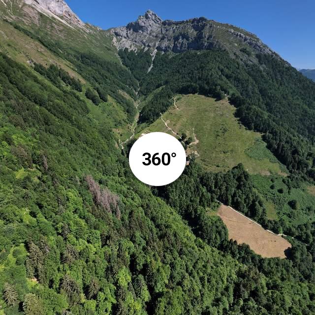 Vue 360° drone - Domaine Clarins