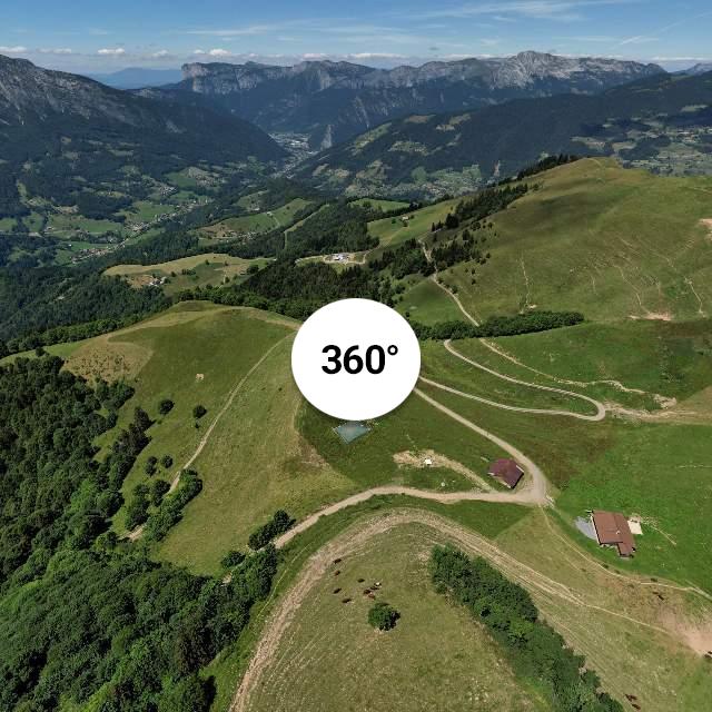 Vue 360° drone - Alpage école du Sulens