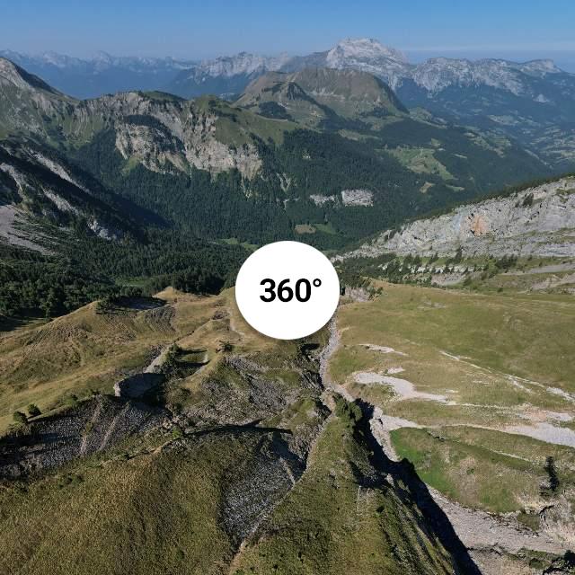 Vue 360° drone - Alpage de Tardevant