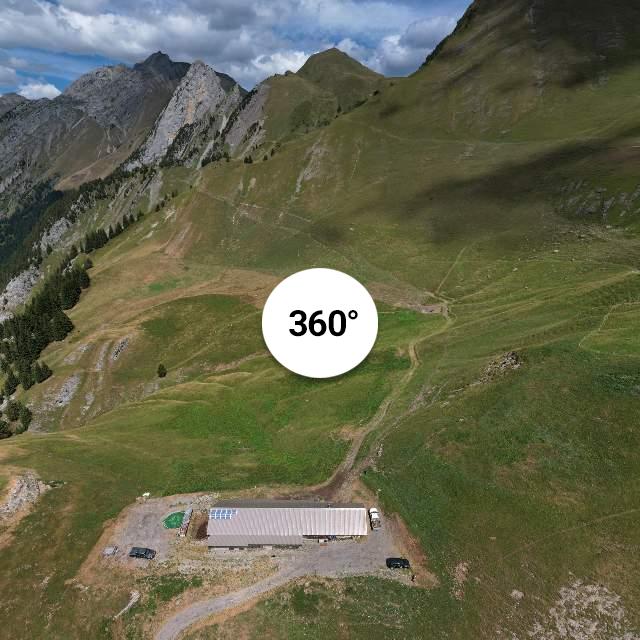 Vue 360° drone - L'Aulp de Fier d'en Bas