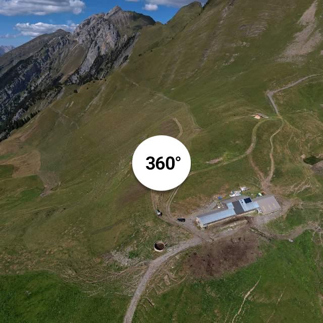 Vue 360° drone - L'Aulp de Fier d'en Haut