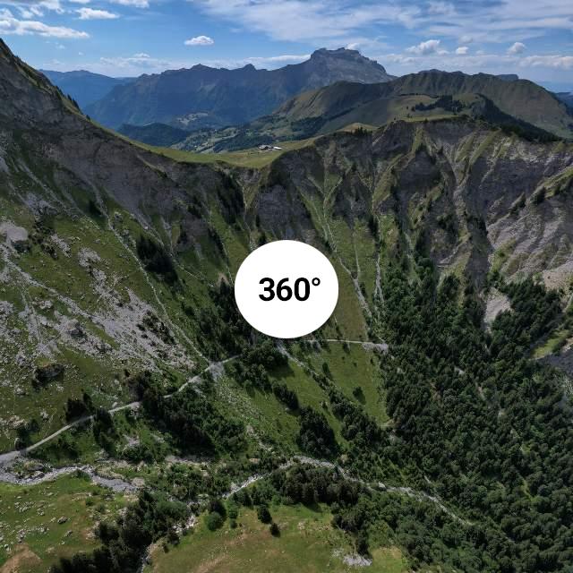 Vue 360° drone - L'Aulp de Fier