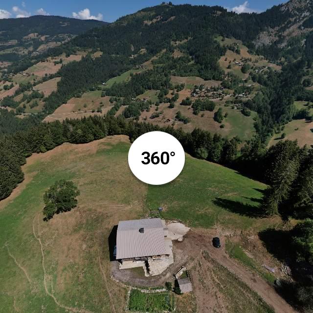 Vue 360° drone - La Balme / La Colaz