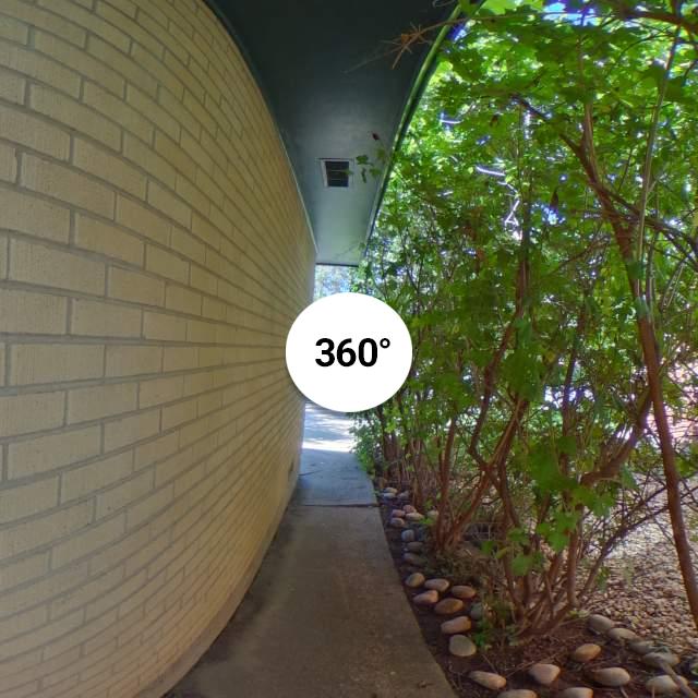North Side of home Sidewalk Path