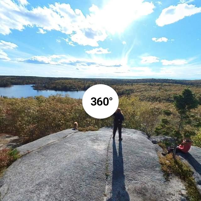 The Kearney Lake Trail System in Halifax's Blue Mountain...
