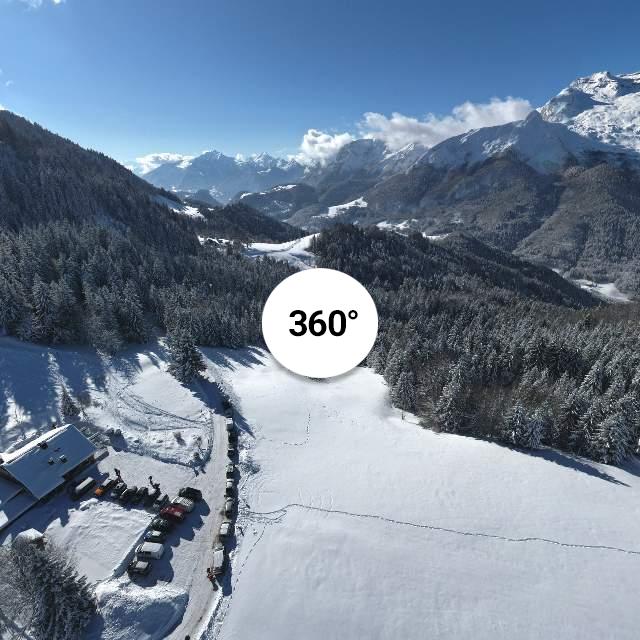 Vue 360° drone - Col de Plan Bois