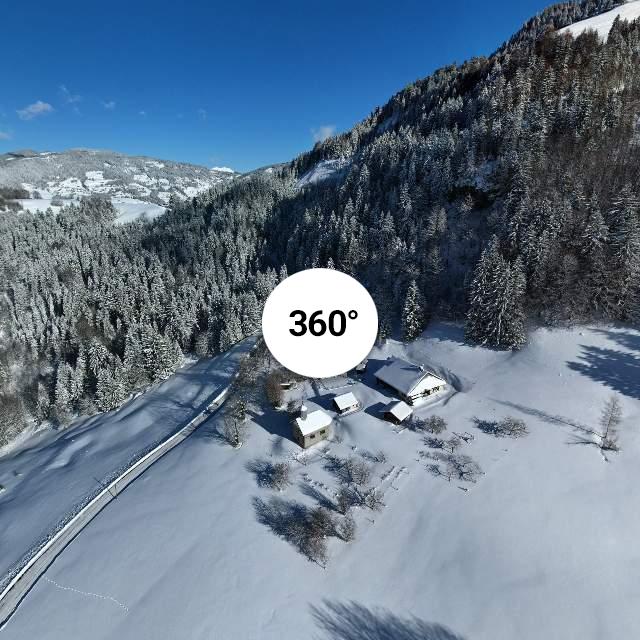 Vue 360° drone - Chapelle de Plan Bois