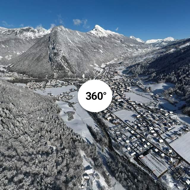 Vue 360° drone - La Curiaz
