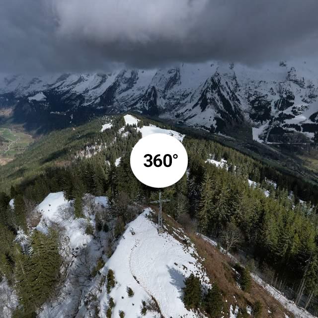 Vue 360° drone - Tête du Danay