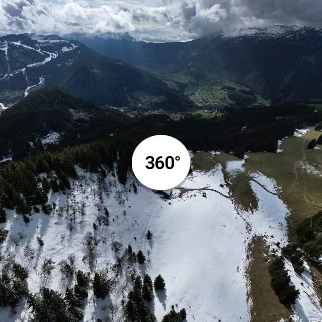 Vue 360° drone - Refuge du Danay