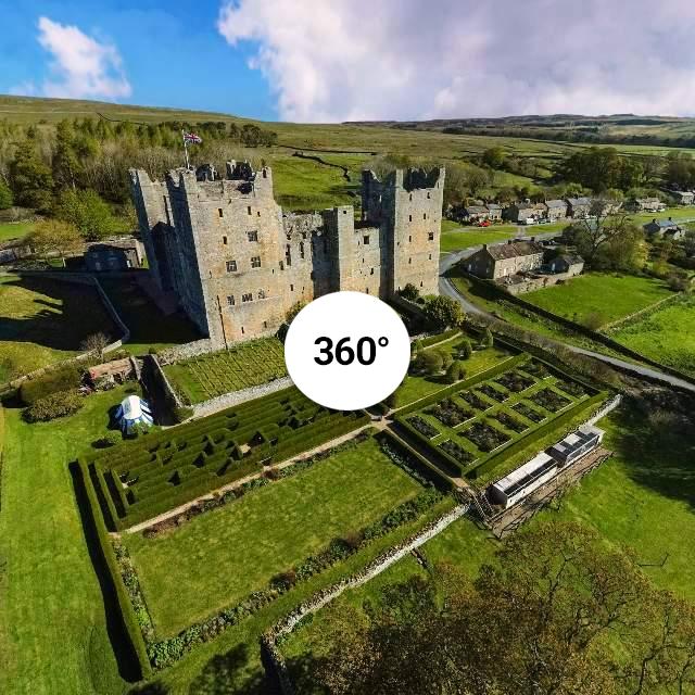 Grounds and garden drone tour example