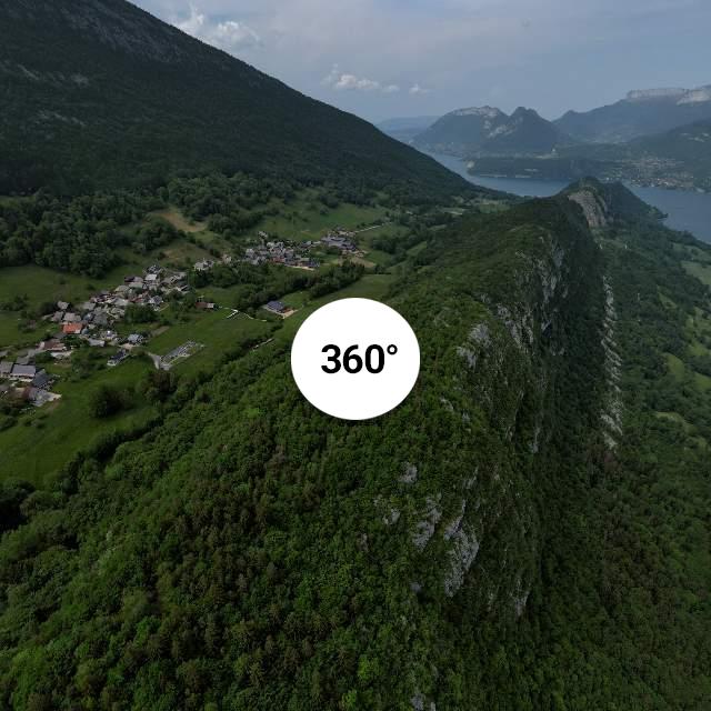Vue 360° drone - Cimetière d'Entrevernes