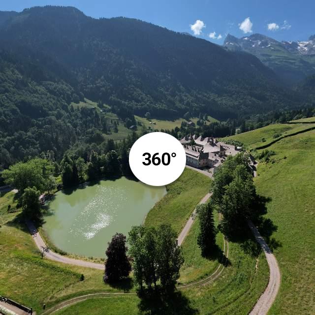Vue 360° drone - Chartreuse du Reposoir - nord-ouest