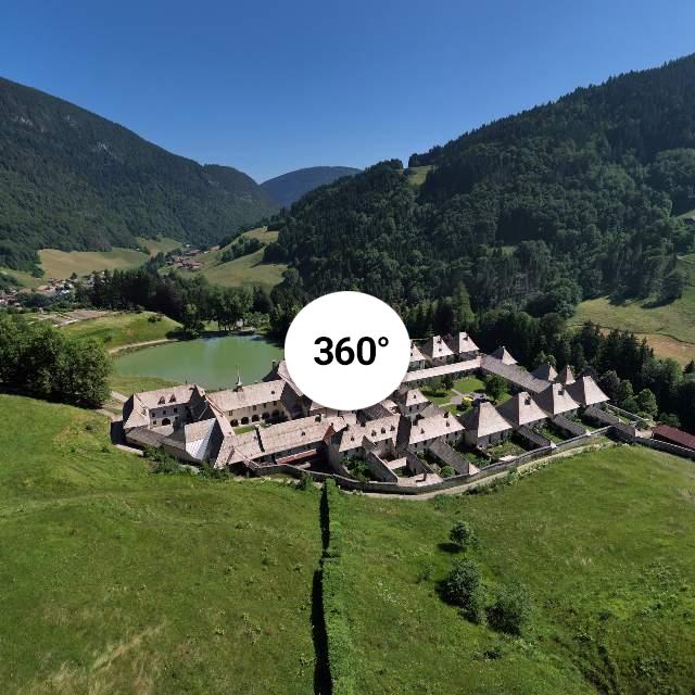 Vue 360° drone - Chartreuse du Reposoir - sud-ouest