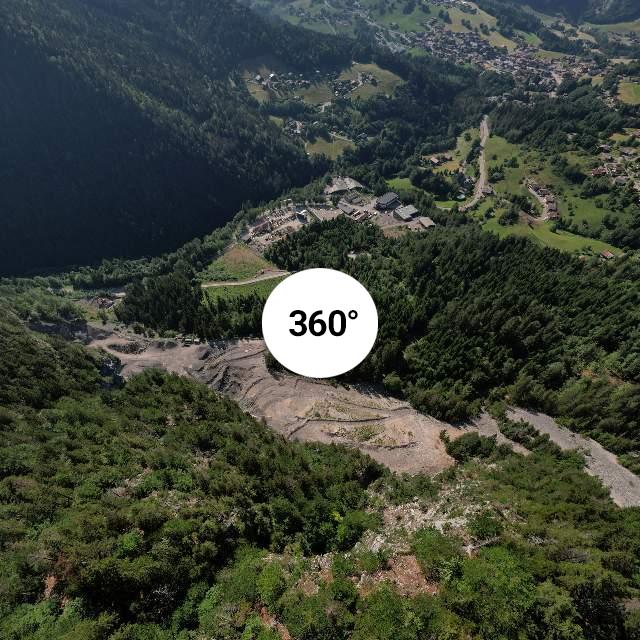 Vue 360° drone - Les Mésers