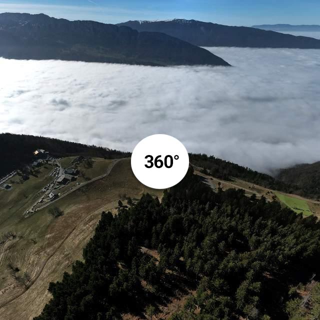 Vue 360° drone - La Forclaz / La Pricaz