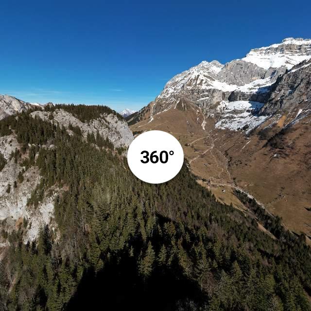 Vue 360° drone - Rocher du Roux