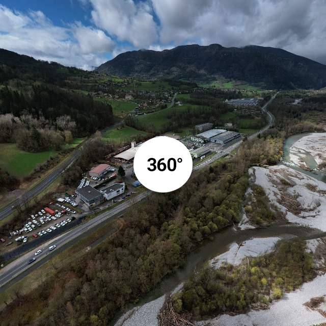 Vue 360° drone - La Verrerie