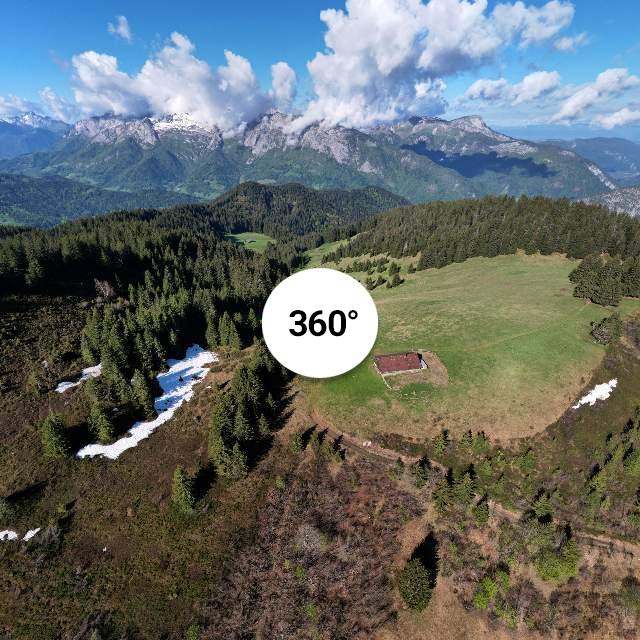 Vue 360° drone - Col de Colomban
