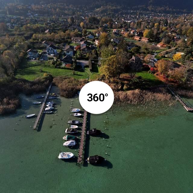 Vue 360° drone - Les Mongets