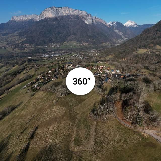 Vue 360° drone - Source des Villards dessus